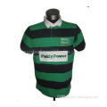High quality heavy cotton Striped men's Rugby shirt